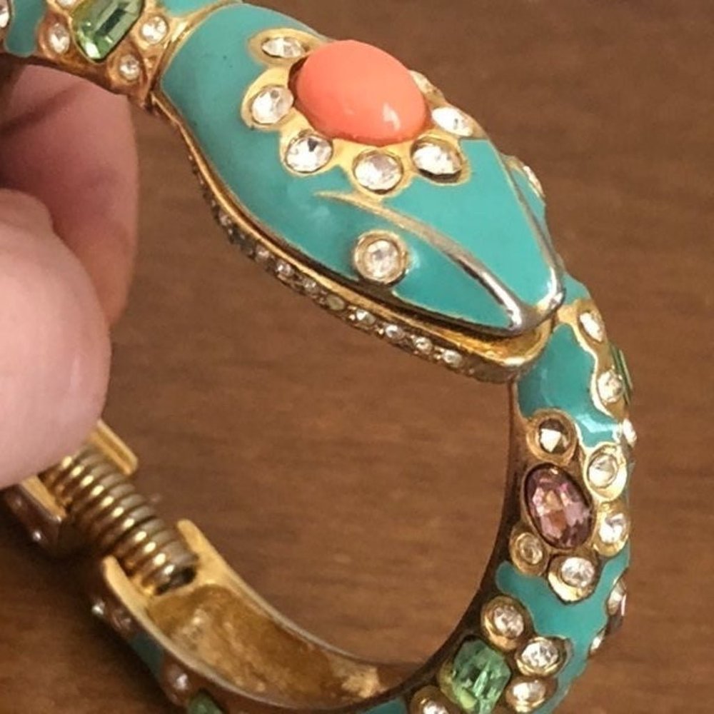 KJL Enamel Snake Bracelet Kenneth Jay Lane